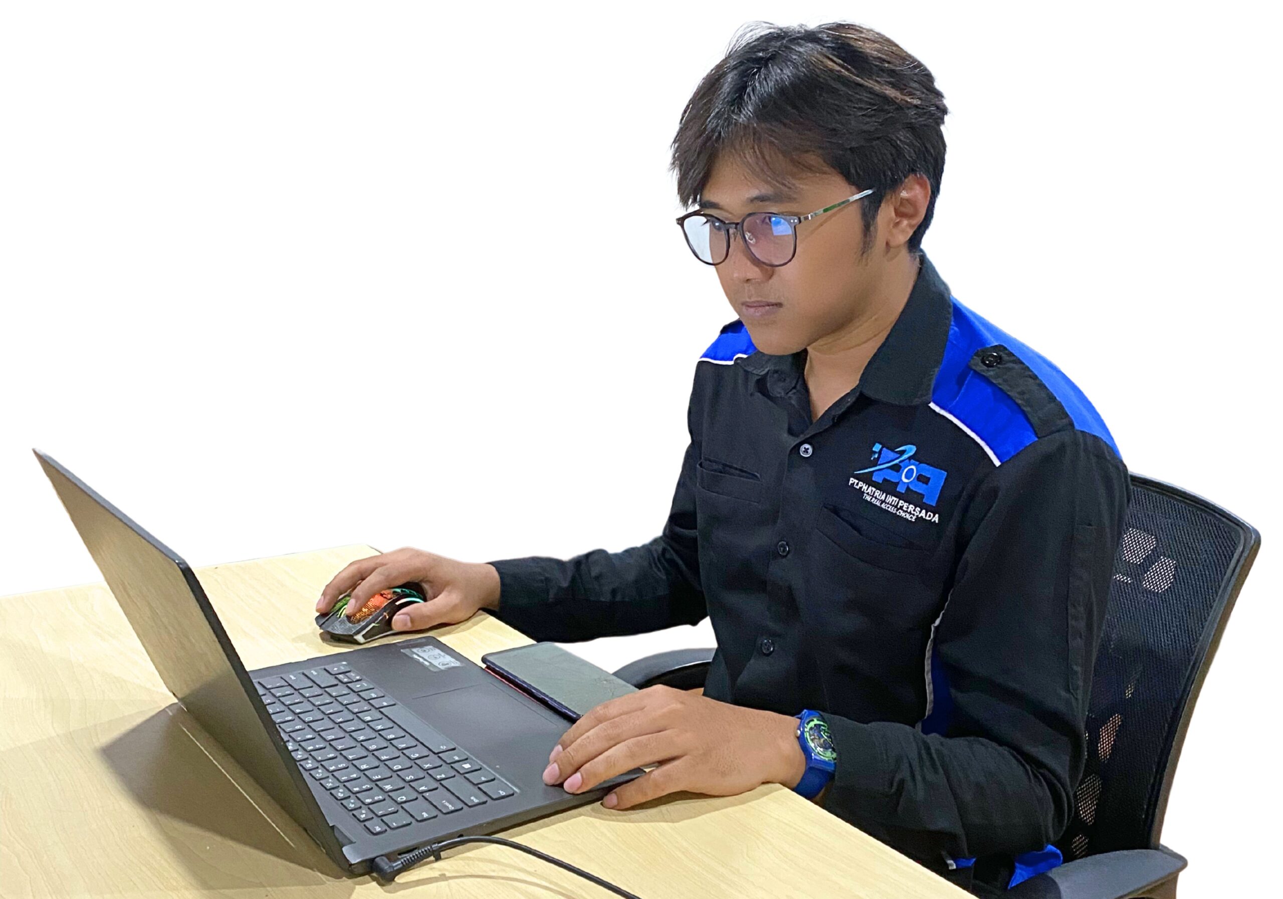 gambar pria di banner website